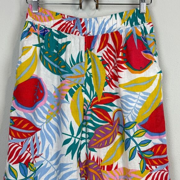 C&C California Tropical Linen Pants M - Picture 2 of 9